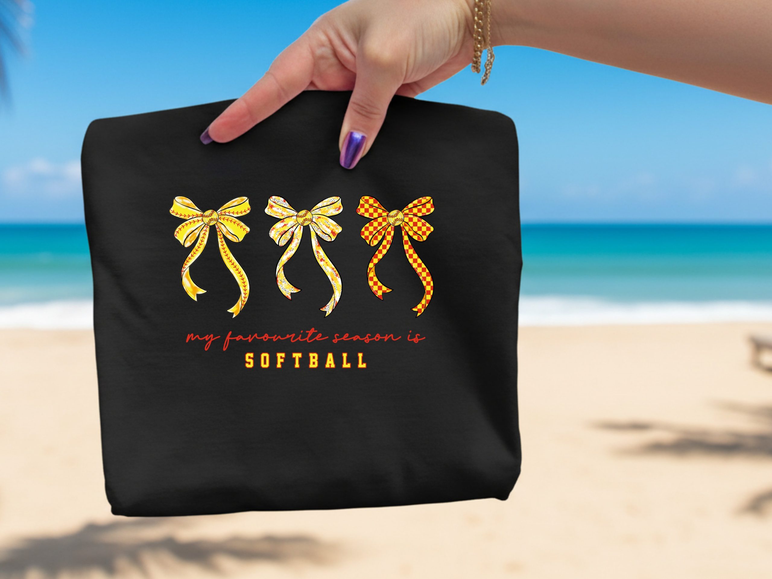 Softball T-Shirt, My Favorite Season Is Softball Shirt, Comfort Colors® Game Day Tee, Softball Mom Coach Player Gift - Image 2