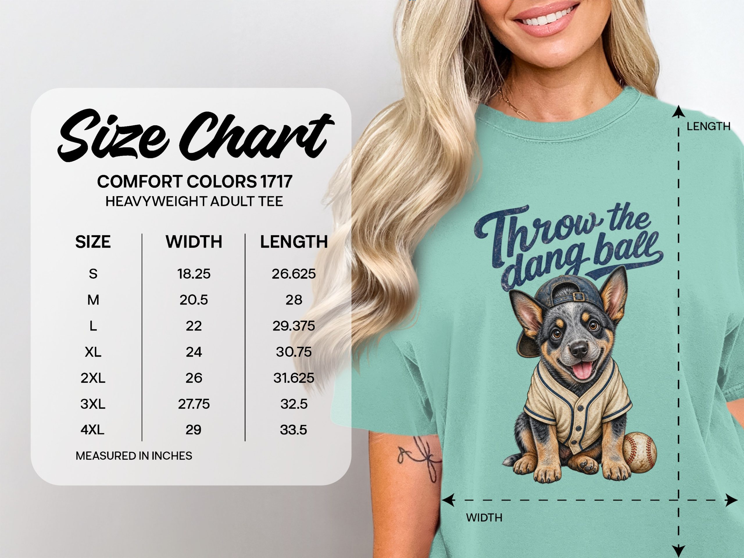 Throw the Dang Ball T-Shirt, Cute Puppy Dog Baseball Tee, Funny Pet Lover Shirt, Graphic Dog Mom Gift Top - Image 4