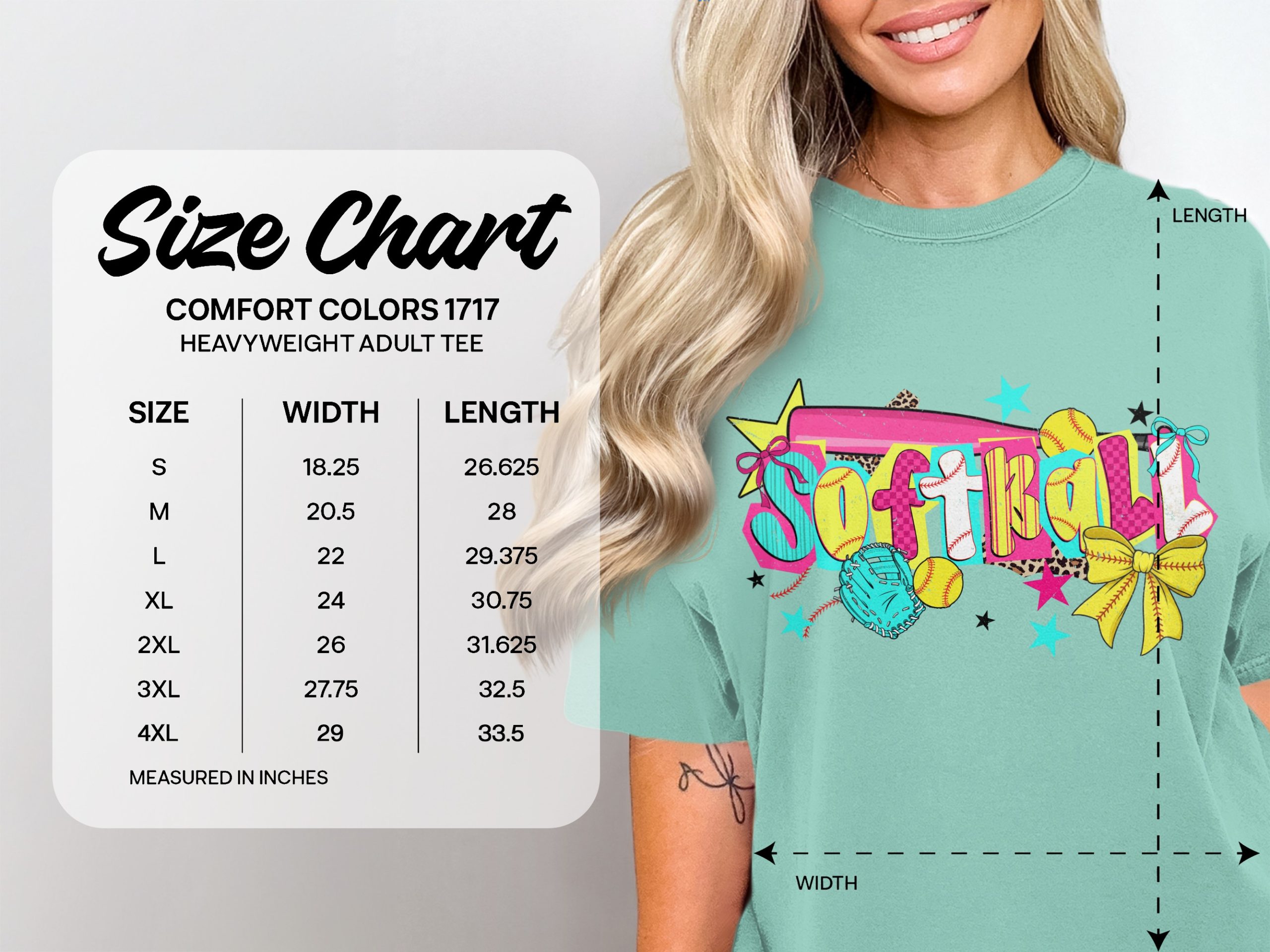Softball T-Shirt, Comfort Colors ® Trendy Game Day Tee, Distressed Retro Sports Apparel, Softball Mom Gift, Leopard Print Player Shirt, Fun - Image 4