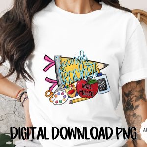 Personalized Spanish Teacher Shirt, Custom Mrs. Fuller Tee, End of Year Teacher Appreciation Gift T-Shirt