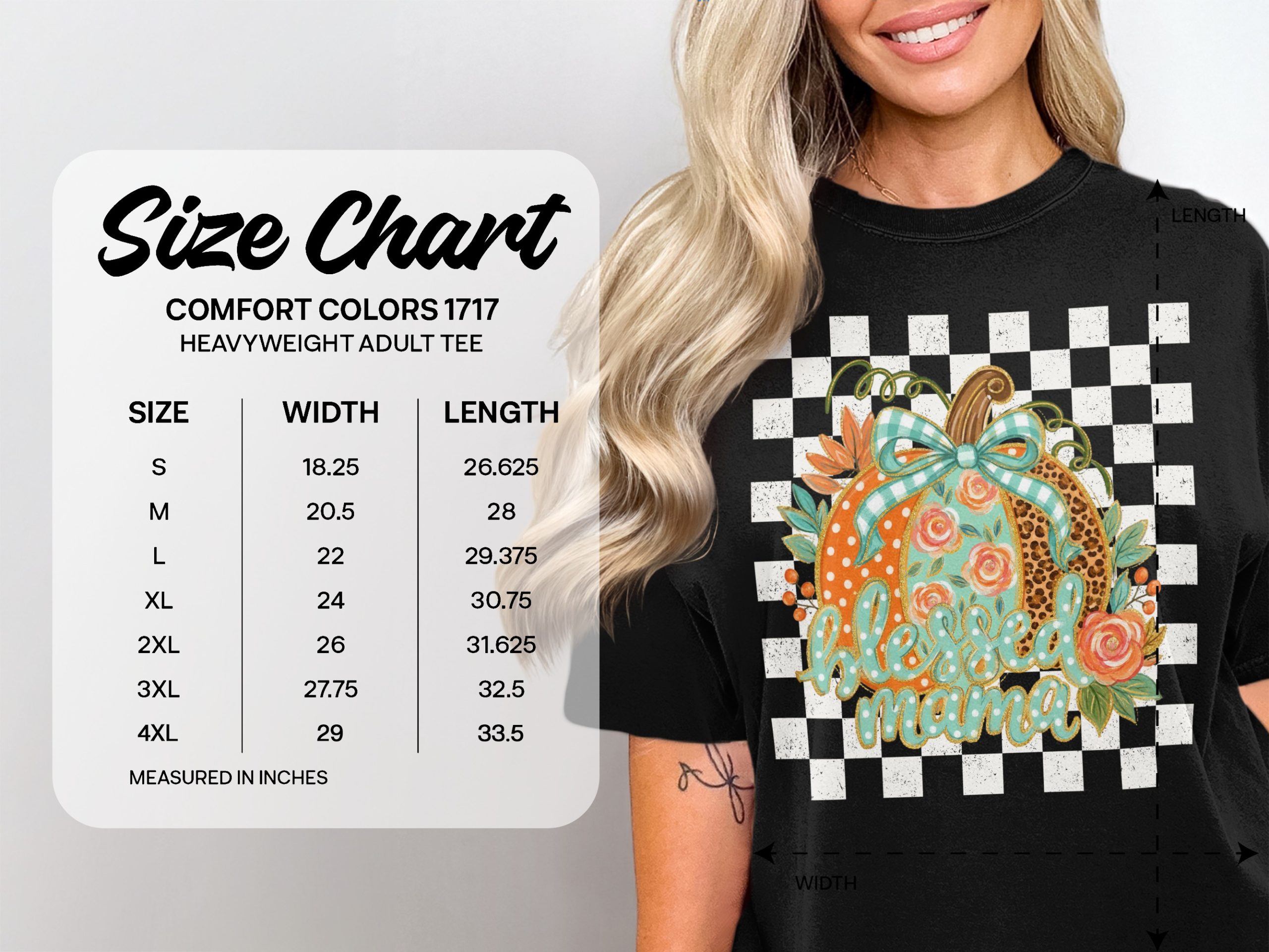 Blessed Mama Pumpkin T-Shirt, Cute Fall Leopard Print Pumpkin Shirt for New Mom & Motherhood Gift - Image 6
