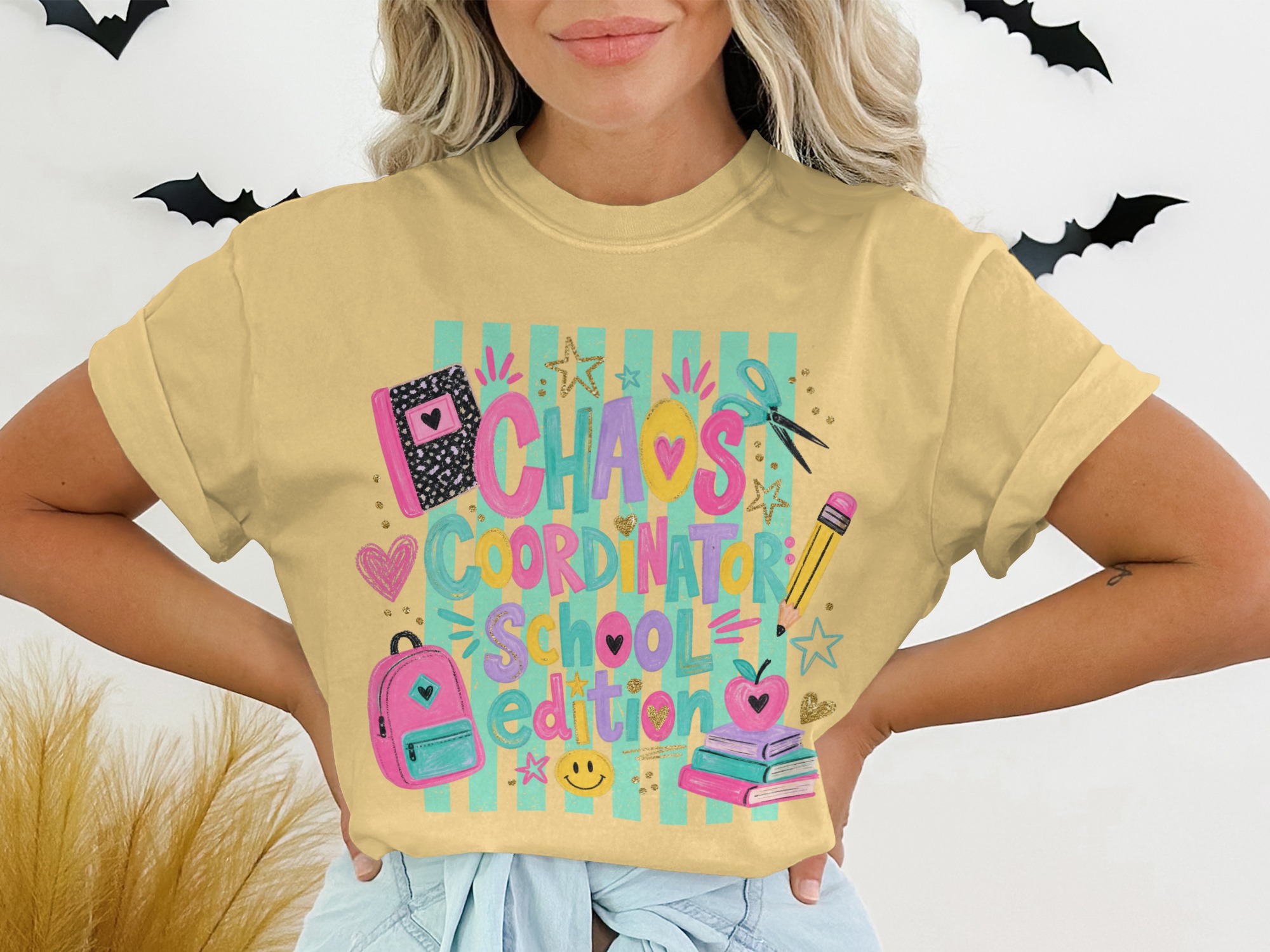 Chaos Coordinator School Edition T-Shirt for Teachers, Back to School Teacher Gift, School Staff Appreciation Tee - Image 4