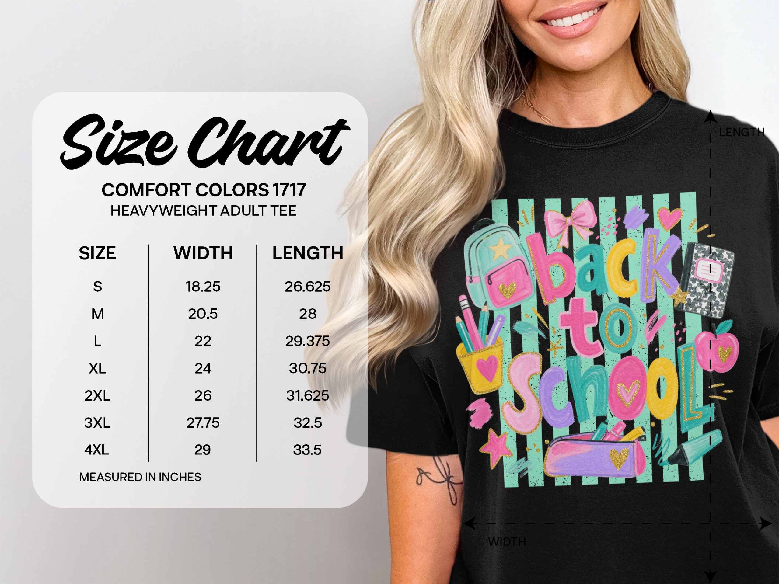 Back to School T-Shirt | First Day of School Tee | Teacher Appreciation Gift | Student Supplies Colorful Shirt | New Academic Year - Image 6