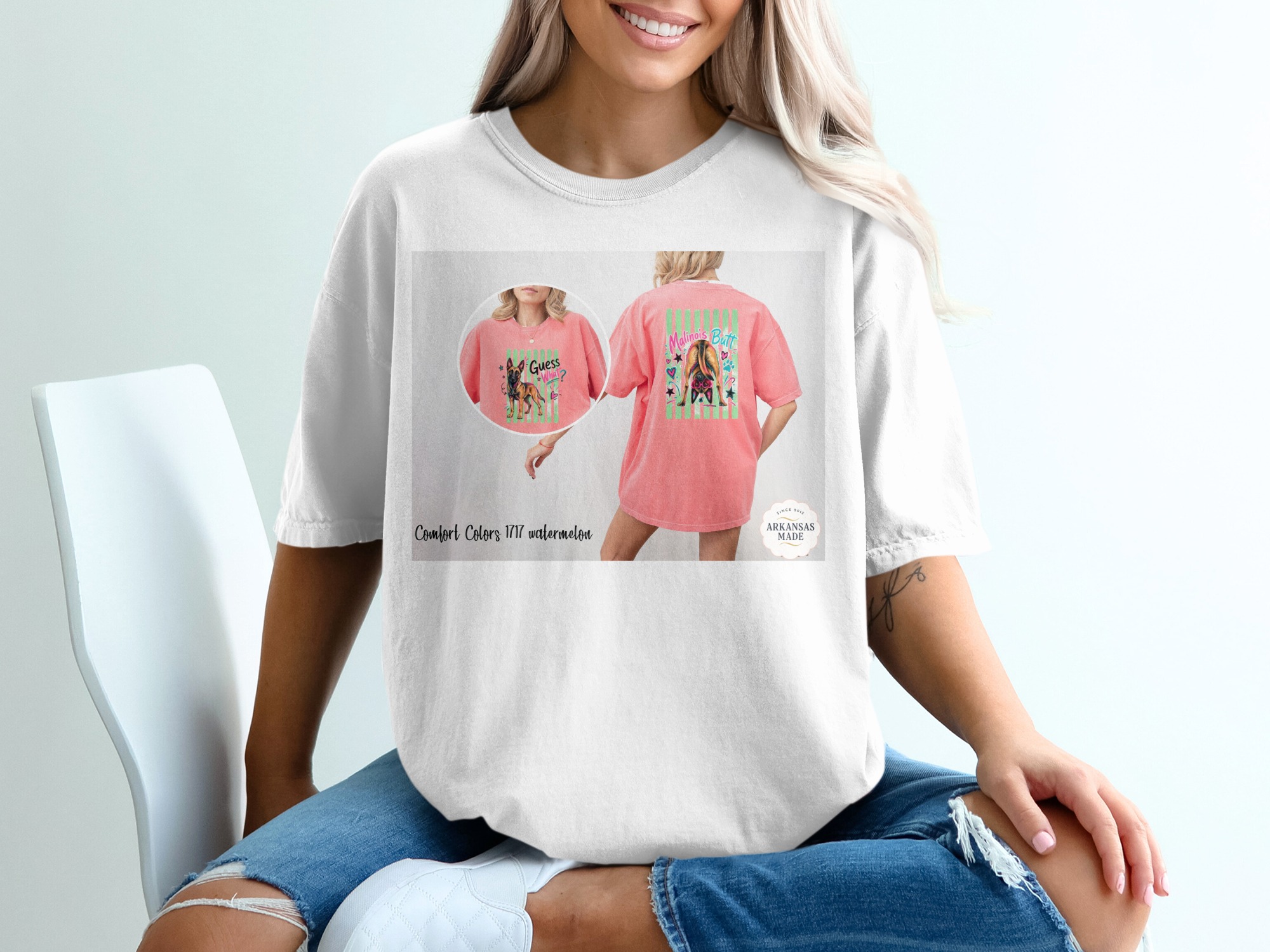 Funny Malinois Butt T-Shirt for Dog Lovers, Belgian Malinois Mama Tee, Cute Pet Owner Gift Idea