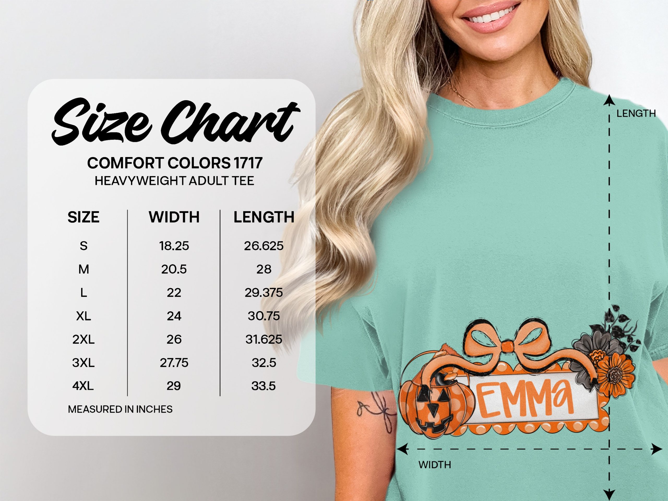 Personalized Halloween Pumpkin T-Shirt for Kids & Adults - Spooky Season Gift, Custom Name Fall Tee - Image 7