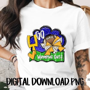 Football Game Day PNG Digital Download for Sublimation, Custom Team Design, Sports Fan Graphic Instant Download