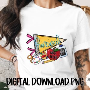 Principal Digital Design PNG for Sublimation, School Administrator Gift, Back to School Teacher Appreciation Clip Art