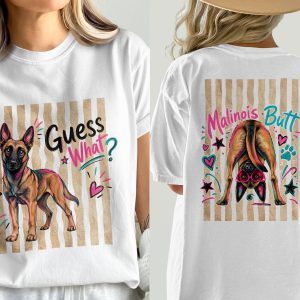 Funny Belgian Malinois Digital Design PNG, Malinois Butt Guess What Dog Lover Sublimation Instant Download Graphic