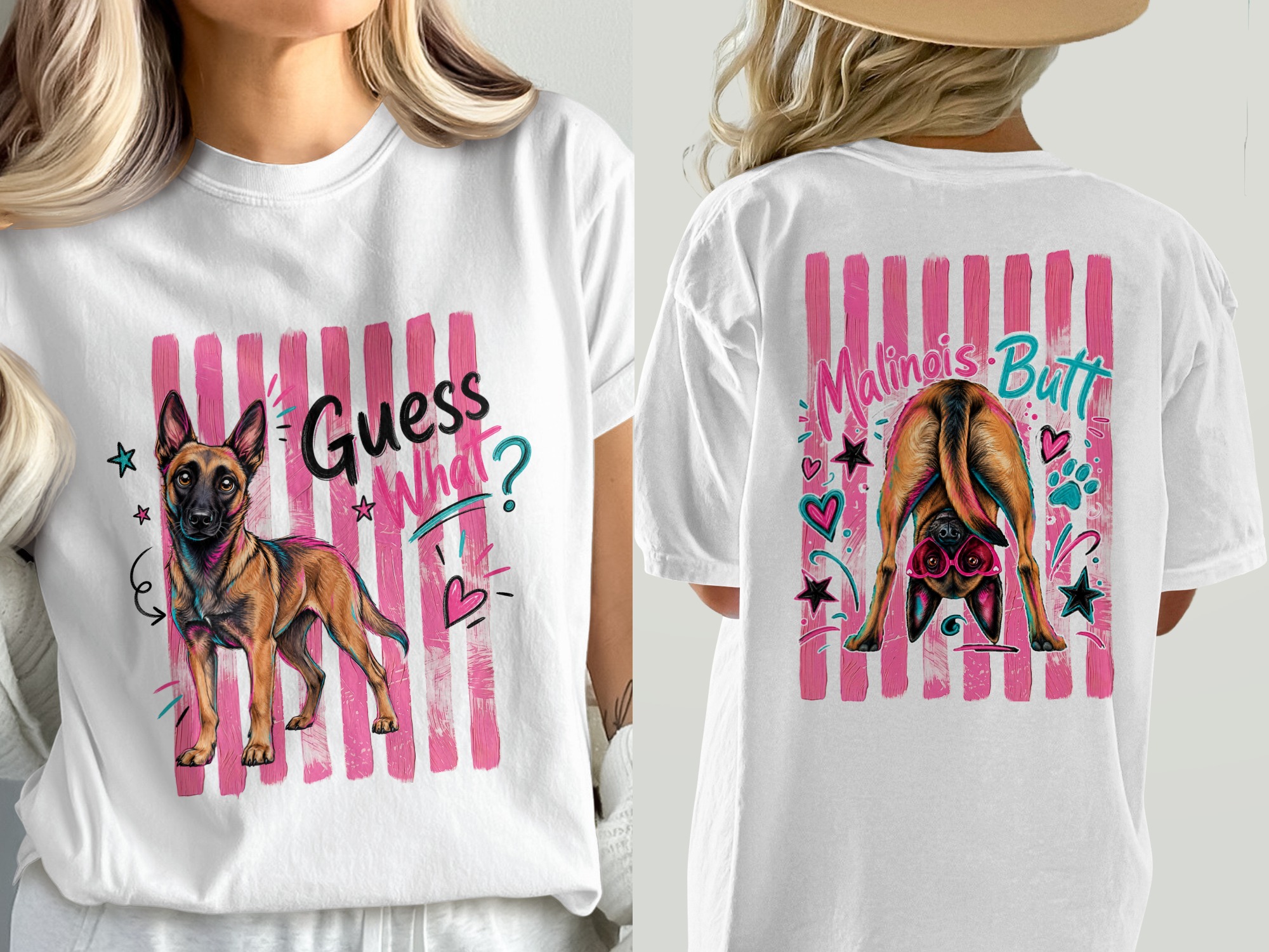 Malinois Butt Digital Design, Funny Belgian Malinois Dog Lover PNG, Humorous Pet Owner Gift File, Dog Mom Graphic