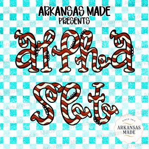 Candy Cane Alpha Set PNG | Christmas Striped Font Letters | Peppermint Alphabet Digital Download for Holiday Crafts, Sublimation Designs
