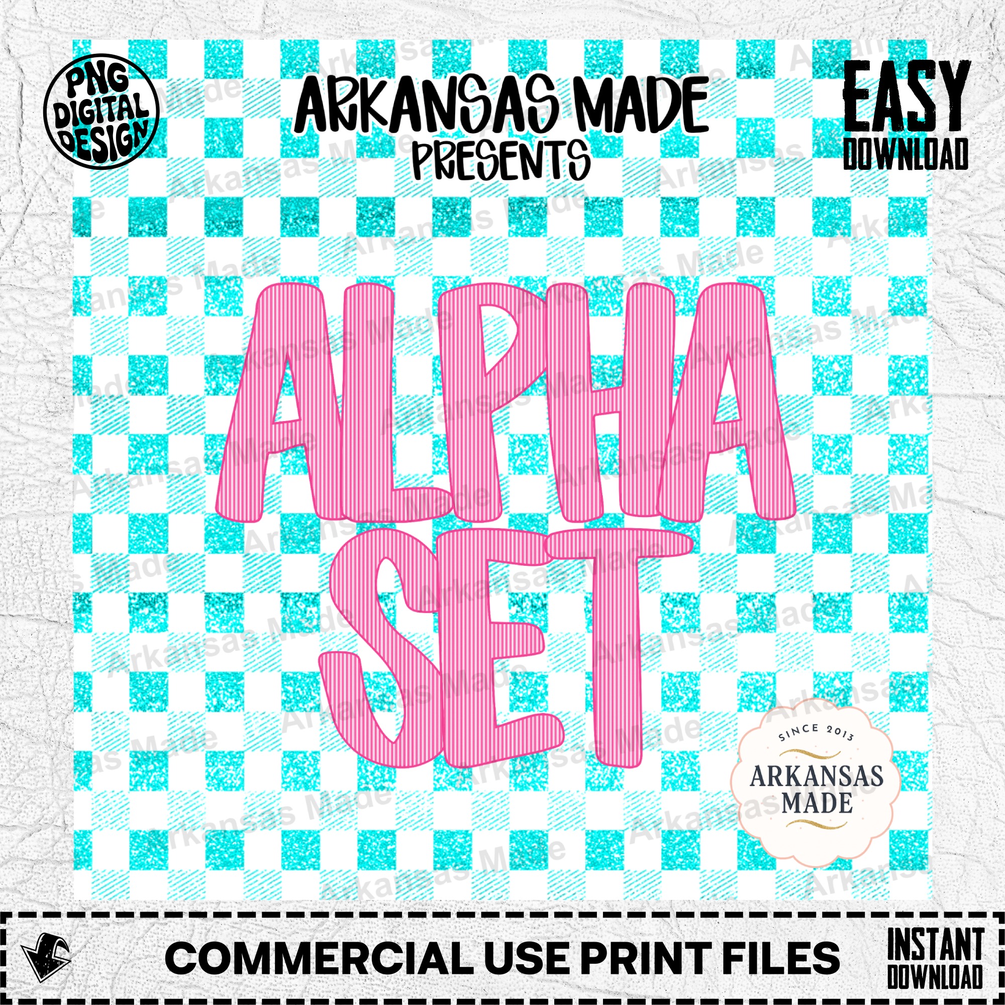 Pink Striped Alphabet Alpha Set PNGs, Digital Letters for Sublimation, Cute Crafting PNG, Planner Stickers, T-Shirt Designs - Image 2