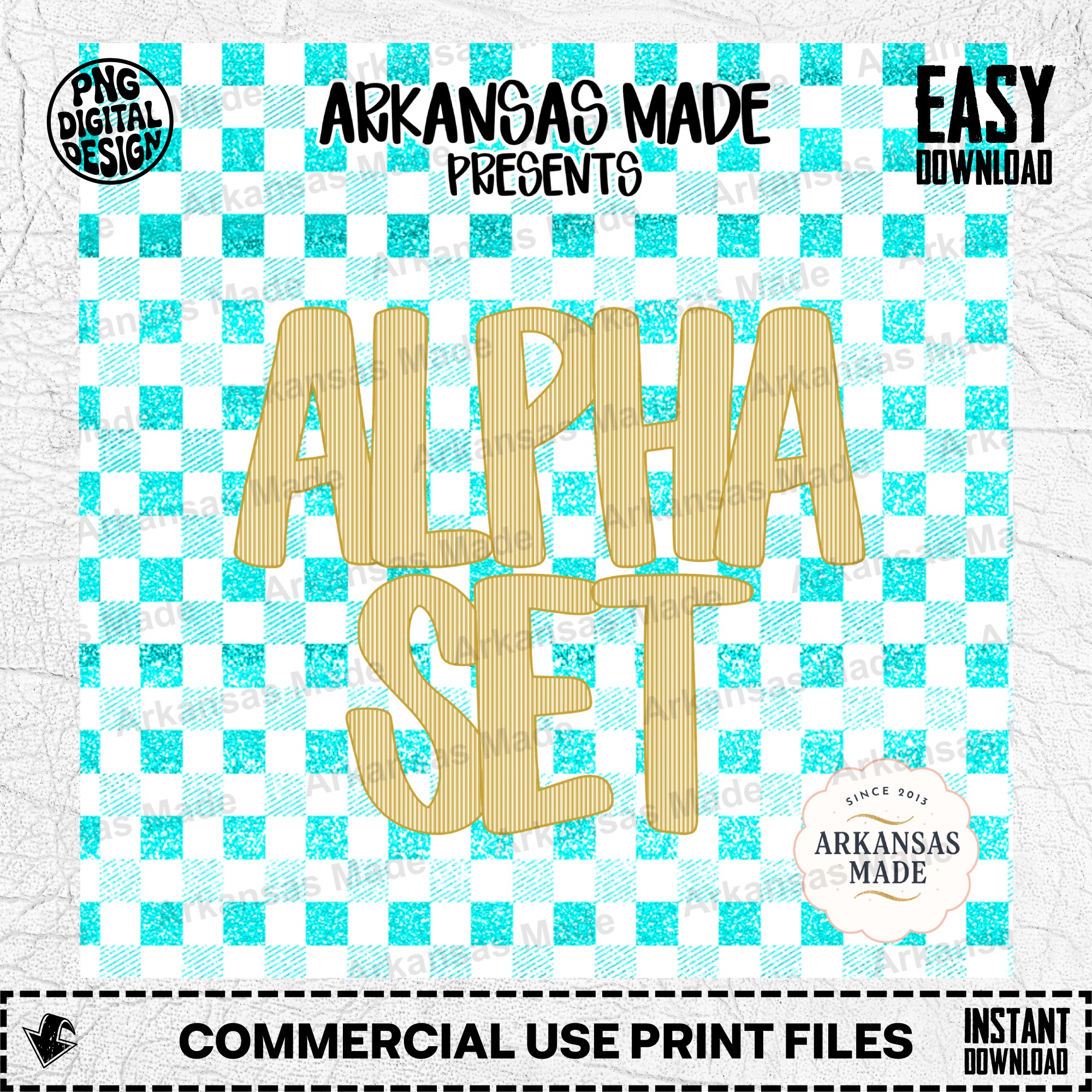 Faux Gold Pinstripe Alphabet PNGs | Digital Alpha Set | Lined Gold Letters Font | Luxury Effect Digital Crafting Alpha Set PNGs - Image 2