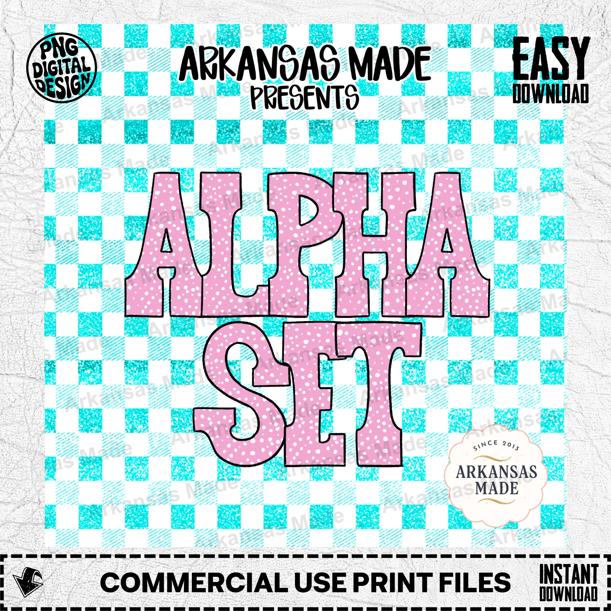 Pink Polka Dot Alpha PNG Set, Bubblegum Polkadot Alphabet Letters, Digital Download Clipart, Cute Dollycore Lettering, DIY Craft Supplies - Image 2