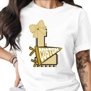 Made To Order Custom Initial T-Shirt Design with School Mascot Name, Personalized Letter Tee, Collegiate Spirit Gift