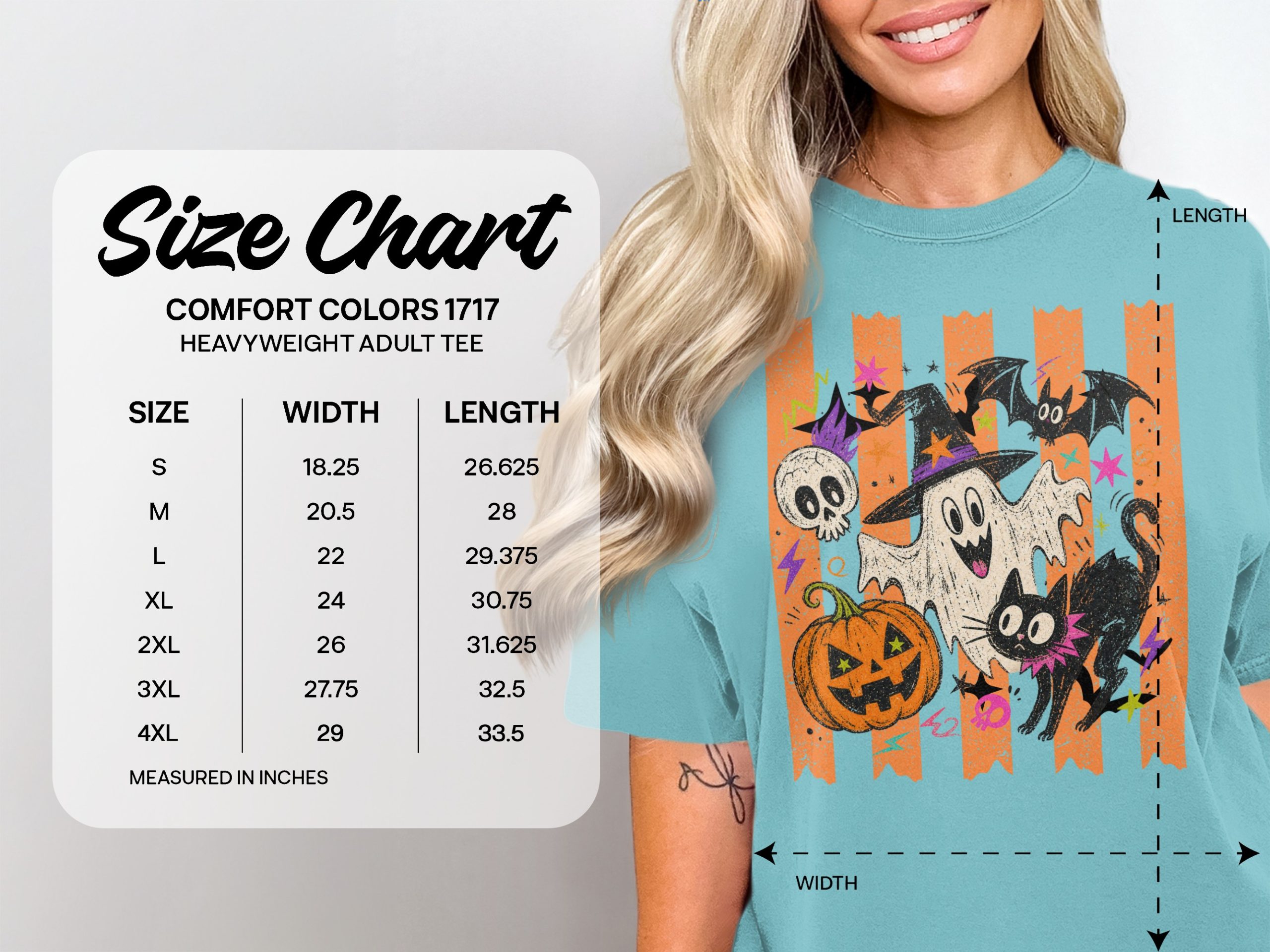 Retro Happy Halloween T-Shirt, Spooky Season Ghost Tee, Cute Pumpkin Black Cat Shirt, Vintage Fall Spooky Graphic TShirt Gift - Image 6
