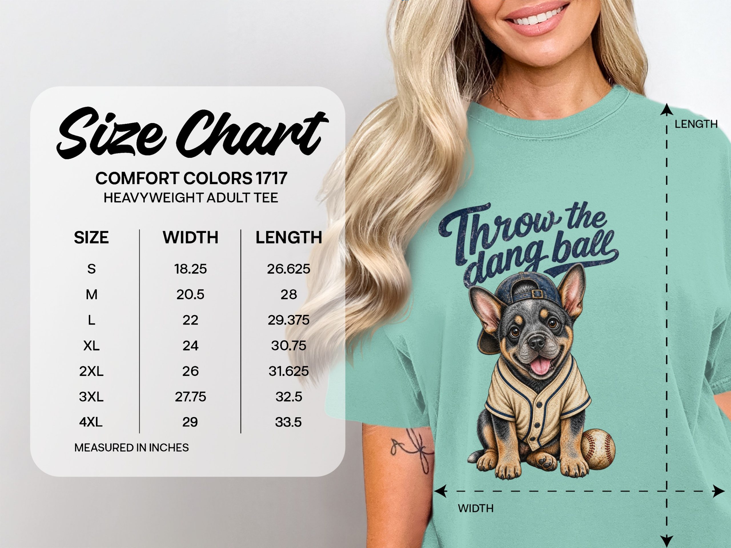 Cute Dog Baseball T-Shirt, Throw the Dang Ball Funny Puppy Tee, Pet Lover Gift, Baseball Fan Apparel, Dog Mom Dad Present, Game Day Shirt - Image 4