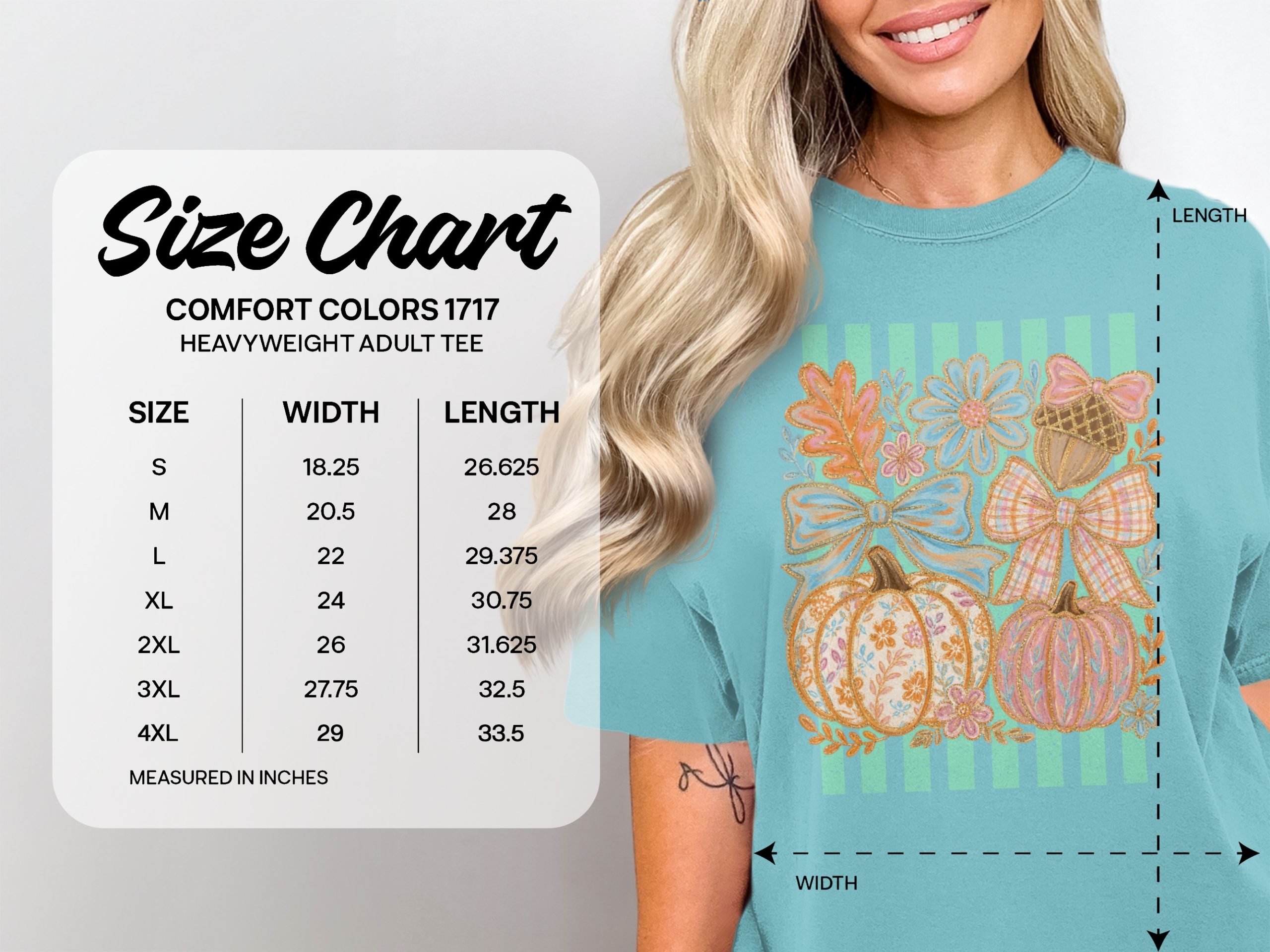 Fall Pumpkin T-Shirt Whimsical Pastel Cottagecore Autumn Vibes Tee Women's Cute Thanksgiving Harvest Shirt Gift - Image 6