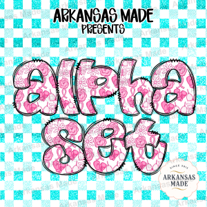 Alpha PNG Set, Breast Cancer Awareness Pink Ribbon Digital Download, Strong Women Empowerment Alpha Letters for DIY Crafts & Tumblers