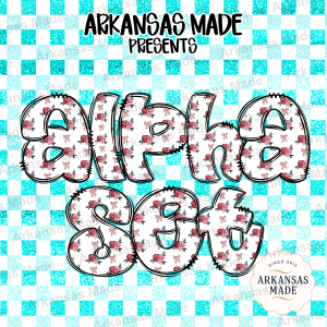 Floral Rose Bows PNG Alpha Set, Shabby Chic Digital Alphabet Clipart, Cute Letters for Sublimation, DIY Crafts, Instant Download