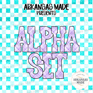 Purple Plaid Alpha PNG Set, Digital Alphabet Letters, Plaid Clip Art Bundle, Crafting Sublimation Designs, Instant Download, DIY Graphic