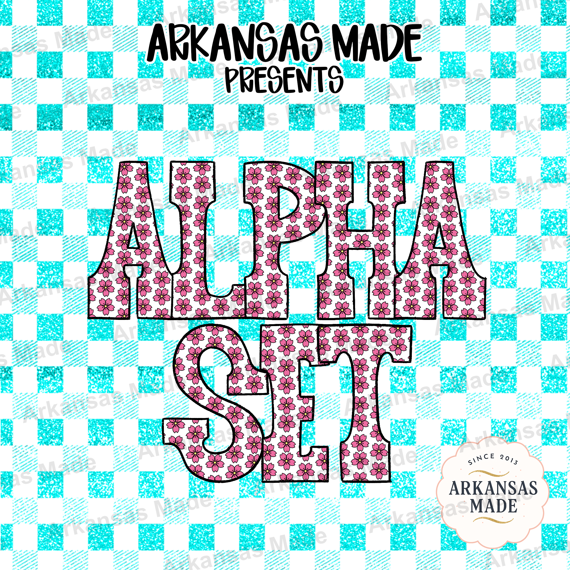 Cherry Blossom Floral Alphabet PNG Set, Pink Flower Letters Font, Cute Spring Blossom A-Z Digital Download, Crafter's Alpha Pack