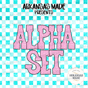 Pink Polka Dot Alpha PNG Set, Bubblegum Polkadot Alphabet Letters, Digital Download Clipart, Cute Dollycore Lettering, DIY Craft Supplies