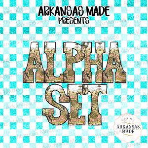 Boho Western Floral Alphabet PNG Set, Southwestern Alpha Letters PNG, Rustic Steer Skull Alphabet, Digital Download for Crafters
