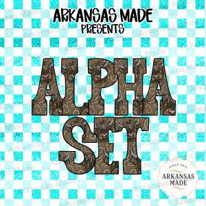 Highland Cow Alpha PNGs, Farmhouse Highland Cattle Font PNG, Shaggy Cow Alphabet Letter Pack, Western Country Digital Download PNGs