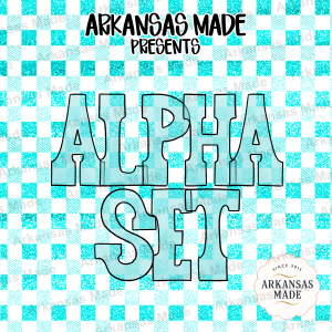 Alpha PNG Set, Teal Aqua Faux Glitter Outline Alphabet Letters, Digital Download for Sublimation Crafting, Custom Font