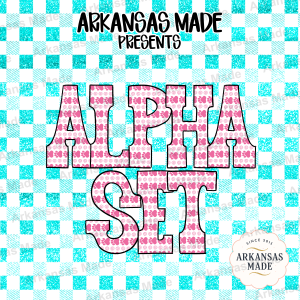 Paw Print Alpha PNG Set, Pink Dog Paw Alphabet, Digital Letters, Cute Pet Lover Font, Puppy Paw Clipart for Sublimation & Crafts