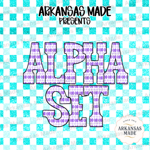 Paw Print Alpha PNG Set, Purple Animal Alphabet Clipart, Digital Download for Pet Lovers & Crafters, Custom Name Design, Sublimation Graphic