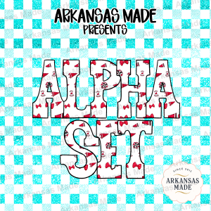 Cheerleader Alpha PNG Set, Red Cheer Alphabet Letters, Digital Download PNG for Game Day Crafts, School Spirit Font