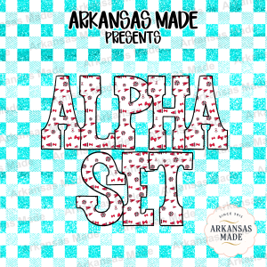 Cheerleader Alpha PNG Set, Cheer Alphabet Letters, Sports Team Font, Megaphone Bow Pom Pom Digital Download for Spirit Wear