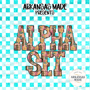 Boho Floral Leopard Alpha PNGs, Full Alphabet Set, Animal Print Letters Digital Download, Sublimation Design, Eclectic Art PNG