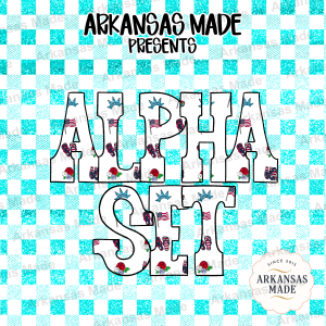 Patriotic Alpha PNGs for Sublimation | 4th of July Alphabet Bundle | Red White Blue Digital Letters Clipart Crafters Design