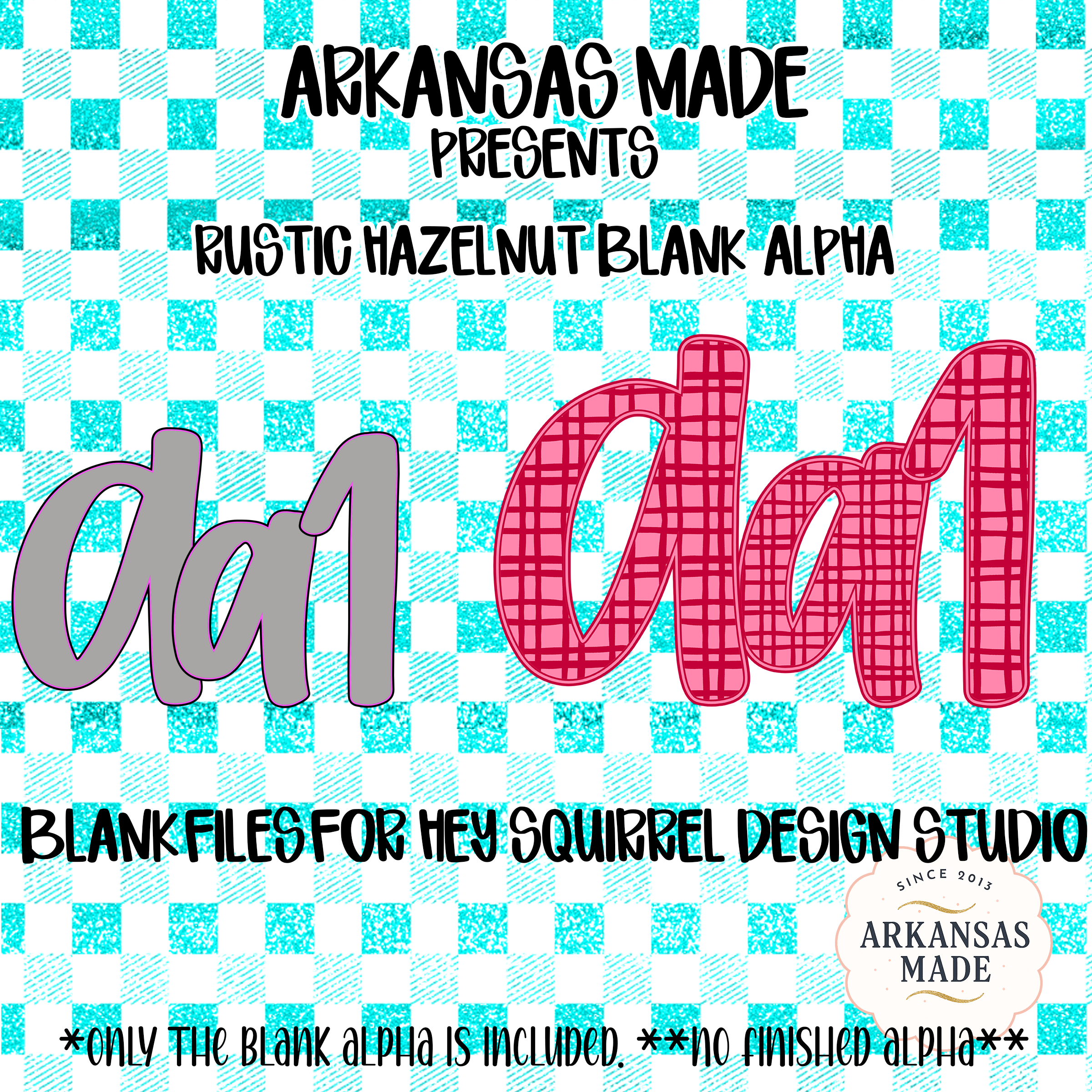 Digital Blank Alpha Hey Squirrel Studio | Rustic Hazelnut Font Bundle for Crafters | DIY Letters SVG PNG Design